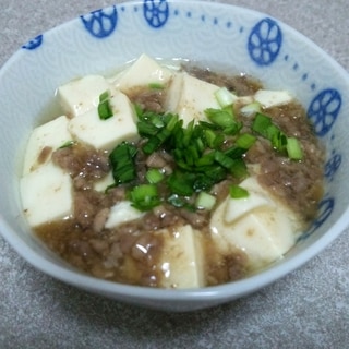 あと一品に☆お豆腐のひき肉あんかけ